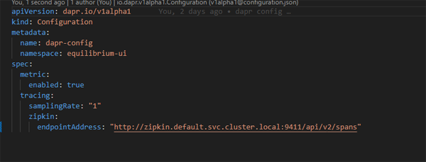 Sample file configuration
